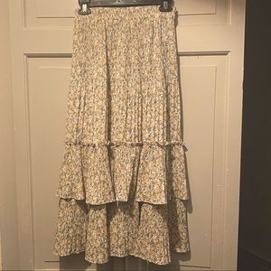 Floral MIDI Skirt